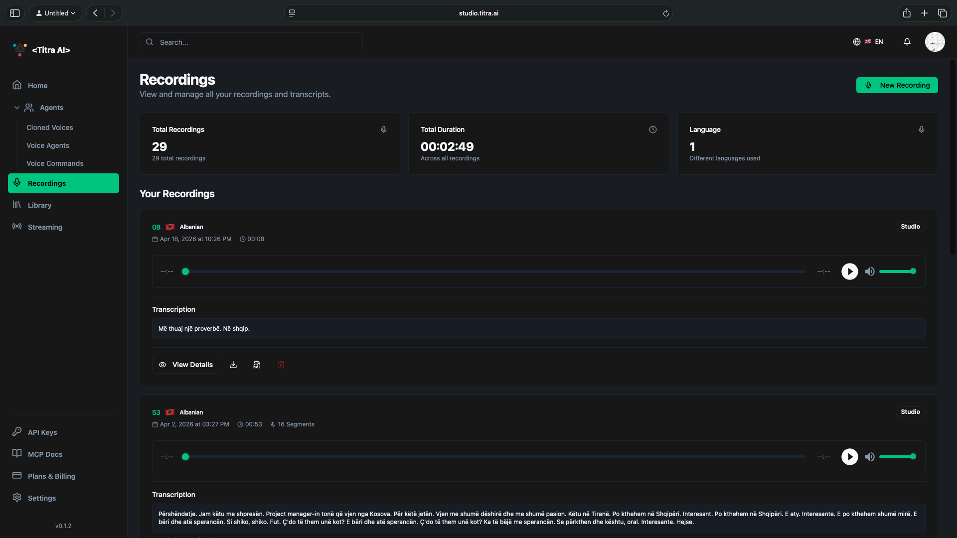 Pamje 6: Platform Screenshot 6